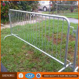 Hot Dipped Galvanized Metal Traffic Crowd Control Barrier