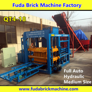 Medium Fully Automatic Hydraulic Concrete Interlocking Brick Block Machine