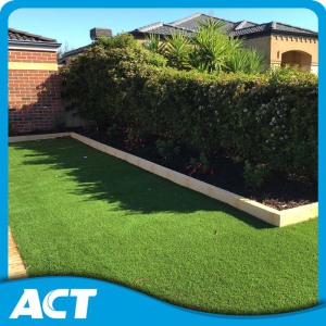 W-Shape Landscape Artificial Grass for Home Decoration 35mm Garden Grass