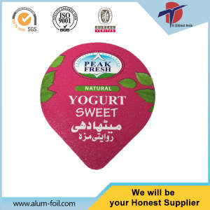 Yoghurt Plastic Cup Aluminium Foil Lids